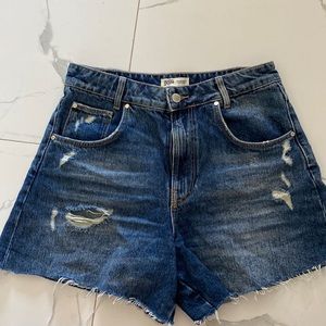 Zara TRF Jean Shorts